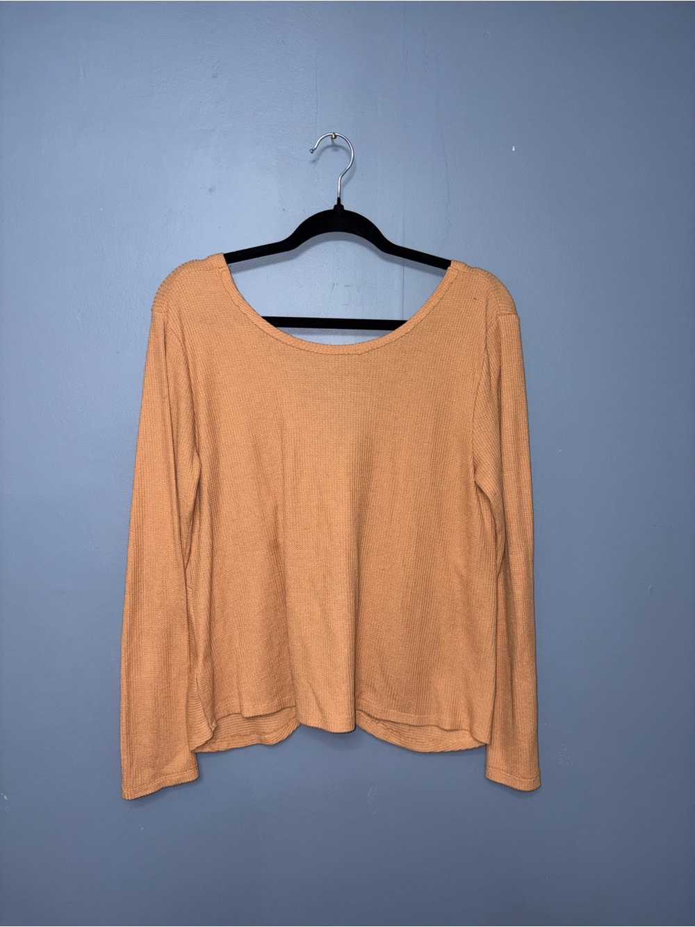 Bluenotes | Orange Twist Back Longsleeve | Size Medium